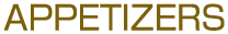 APPETIZERS